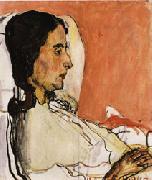 Ferdinand Hodler Mme.Gode-Darel painting